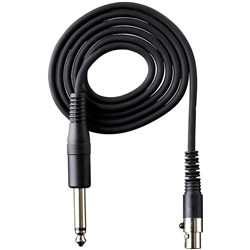 AKG MKG L Instrument Cable for Wireless Bodypack Transmitter w/ Mini XLR & 1/4" TS Jack