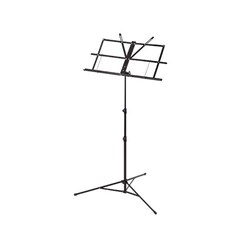 Armour MS3127BK Music Stand w/ Compact Foldable Design (Black) in Bag