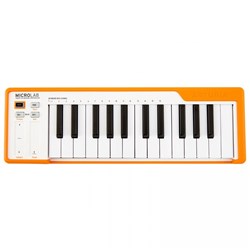 Arturia MicroLab 25-Key Portable USB Controller Keyboard (Orange)