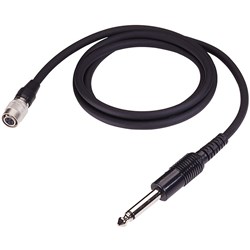 Audio Technica AT-GCW Guitar Cable for A-T Wireless Systems (Straight)