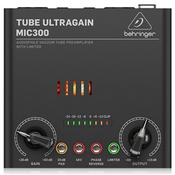 Behringer Ultragain MIC300 Vacuum Tube Preamp w/ Limiter