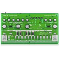 Behringer TD3 Analog Bass Line Synth w/ VCO, VCF & 16-Step Sequencer (Lime)