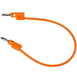 Buchla Banana Cable - 25cm / 10" (Orange)