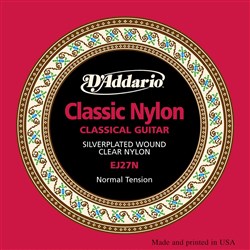 D'Addario EJ27N Student Nylon Classical Guitar Strings (Normal Tension)