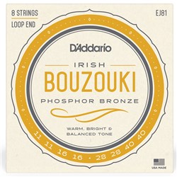 D'Addario EJ81 Irish Bouzouki 8 String Set