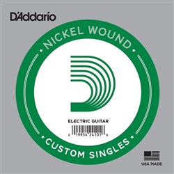 D'Addario NW026 XL Nickel Wound Electric Guitar Single String (.026)