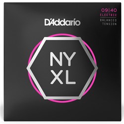 D'Addario NYXL0940BT Balanced Tension Electric Guitar Strings - Super Light (9-40)