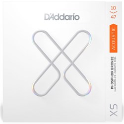 D'Addario XS Coated Acoustic Phosphor Bronze Strings - Extra Light Set (10-47)