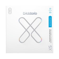 D'Addario XS Coated Acoustic Phosphor Bronze Strings - Light 3-Pack (12-53)