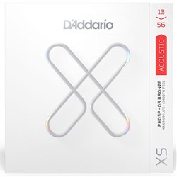 D'Addario XS Coated Acoustic Phosphor Bronze Strings - Medium Set (13-56)