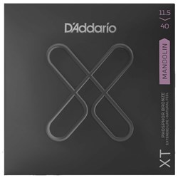 D'Addario XTM11540 Mandolin Strings, Phosphor Bronze, Custom Medium, 11.5-40