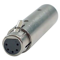 DAP Audio FLA-30 3-Pin XLR(M) to 5-Pin XLR(F) DMX Adapter