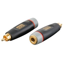 DAP Audio XGA-05 Xcaliber Series 1/4" TRS(F) to RCA(M) Adapter (SINGLE)