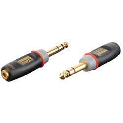 DAP Audio XGA-13 Xcaliber Series 3.5mm TRS(F) to 1/4" TRS(M) Adapter (SINGLE)