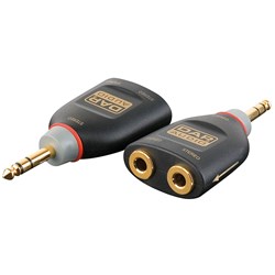 DAP Audio XGA-20 Xcaliber Series Dual 1/4" TRS(F) to 1/4" TRS(M) Adapter (SINGLE)