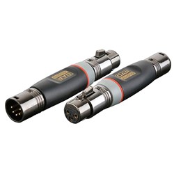 DAP Audio XGA-29 Xcaliber Series 5-Pin XLR(M) to 3-Pin XLR(F) Adapter (SINGLE)