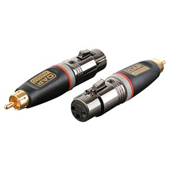 DAP Audio XGA-31 Xcaliber Series 3-Pin XLR(F) to RCA(M) Adapter (SINGLE)