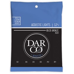 Darco 80/20 Bronze Light Acoustic Guitar Strings (12-54)