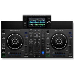 Denon SC Live 2 2-Deck Standalone DJ Controller w/ 7" Touchscreen, Speakers & Wi-Fi