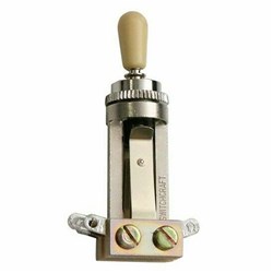 DiMarzio EP1101 Switchcraft 3-Way Toggle Switch - Long (Cream Knob)