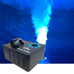 DL Geyser 1000 LED Smoke Machine 1000W w/ Wireless Remote (3x9W TRI LED)