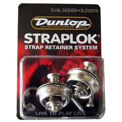 Dunlop Straplok Strap Retainers Dual Design SLS1031N - (Nickel)