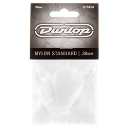 Dunlop Nylon Guitar Pick 12-Pack - Grey (.38mm)