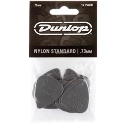 Dunlop Nylon Guitar Pick 12-Pack - Grey (.73mm)