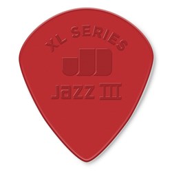 Dunlop Nylon Jazz III XL Guitar Pick 6-Pack (Red)