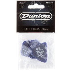 Dunlop Gator Grip Guitar Pick 12-Pack - Grey (.96mm)
