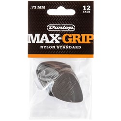 Dunlop Max-Grip Standard Guitar Pick 12-Pack - Grey (.73mm)