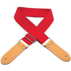 DSL 50COTTON-RED Cotton Guitar Strap - 2" (Red)