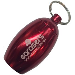 EARasers Musician's HiFi Earplugs w/ Keyring (Medium) (Red Canister)