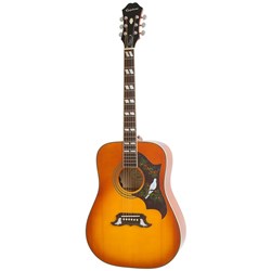 Epiphone Dove Pro Acoustic Guitar w/ Solid Top & Pickup (Violin Burst)