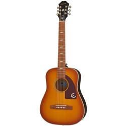 Epiphone Lil' Tex Travel Acoustic Guitar (Faded Cherry) inc Gig Bag