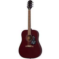 Epiphone Starling Square Shoulder Dreadnought Acoustic Guitar (Wine Red)