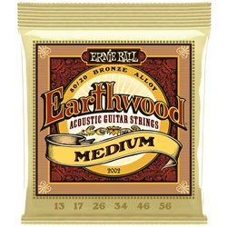Ernie Ball Earthwood 80/20 Bronze Acoustic Guitar Strings - Medium (13-56)