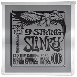 Ernie Ball 9-String Slinky Nickel Wound Electric Guitar Strings - (9-105)