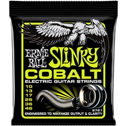Ernie Ball Cobalt Regular Slinky Electric Guitar Strings - (10-46)