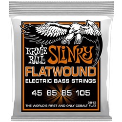 Ernie Ball Flatwound Slinky Electric Bass Strings - (45-105)