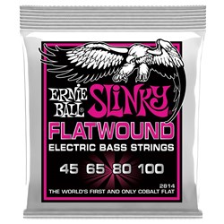 Ernie Ball Flatwound Slinky Electric Bass String - (45-100)