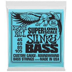 Ernie Ball Super Long Scale 4-String Nickel Wound Bass Bass String Set (45-105)