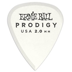 Ernie Ball 2.0mm White Standard Prodigy Picks 6-PACK