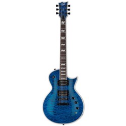 ESP LTD EC-1000 Piezo See Thru Blue w/ Fishman Powerbridge & Seymour Duncan Pickups