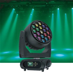 Event Lighting M19W40RGBW LED Pixel Control Moving Head Zoom Wash 19 x 40W RGBW