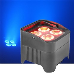 Event Lighting PAR4X12B LED Battery Operated Par Can 4x12W RGBWAU LED Wash