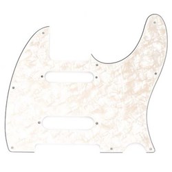 Fender Deluxe Nashville Telecaster 4-Ply Pickguard (White Moto)