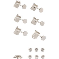 Fender Vintage-Style Guitar Locking Tuning Machines Set of 6 w/ Bushings