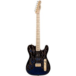 Fender James Burton Telecaster Maple Fingerboard (Blue Paisley Flames)