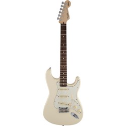 Fender Jeff Beck Stratocaster Rosewood Fingerboard (Olympic White) inc Hard Case